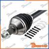 Demi-Arbre de Transmission MTM droite pour VW | NPW-VW-246, 474ST87
